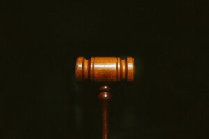 A gavel that represents disputes with movers that need to be resolved.