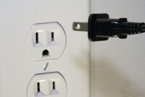 A picture of power outlets.