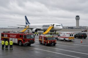 Airplane on runway